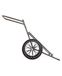 Hongge Folding Deer Cart Game Hauler 500 lbs Capacity with 17 in Rubber Wheels for Hunting and Hiking Gear