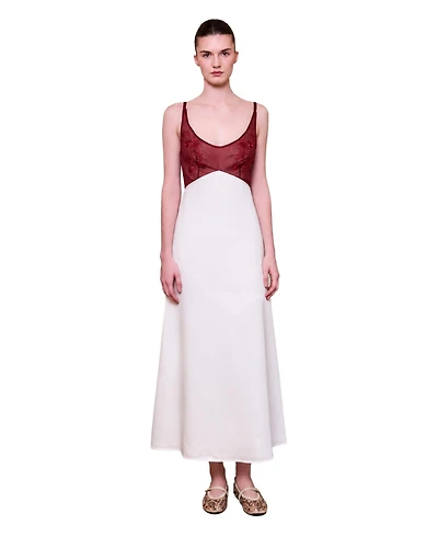 Pcfg Women's The Broderie Anglaise Edit Embroidered Floral Midi Dress