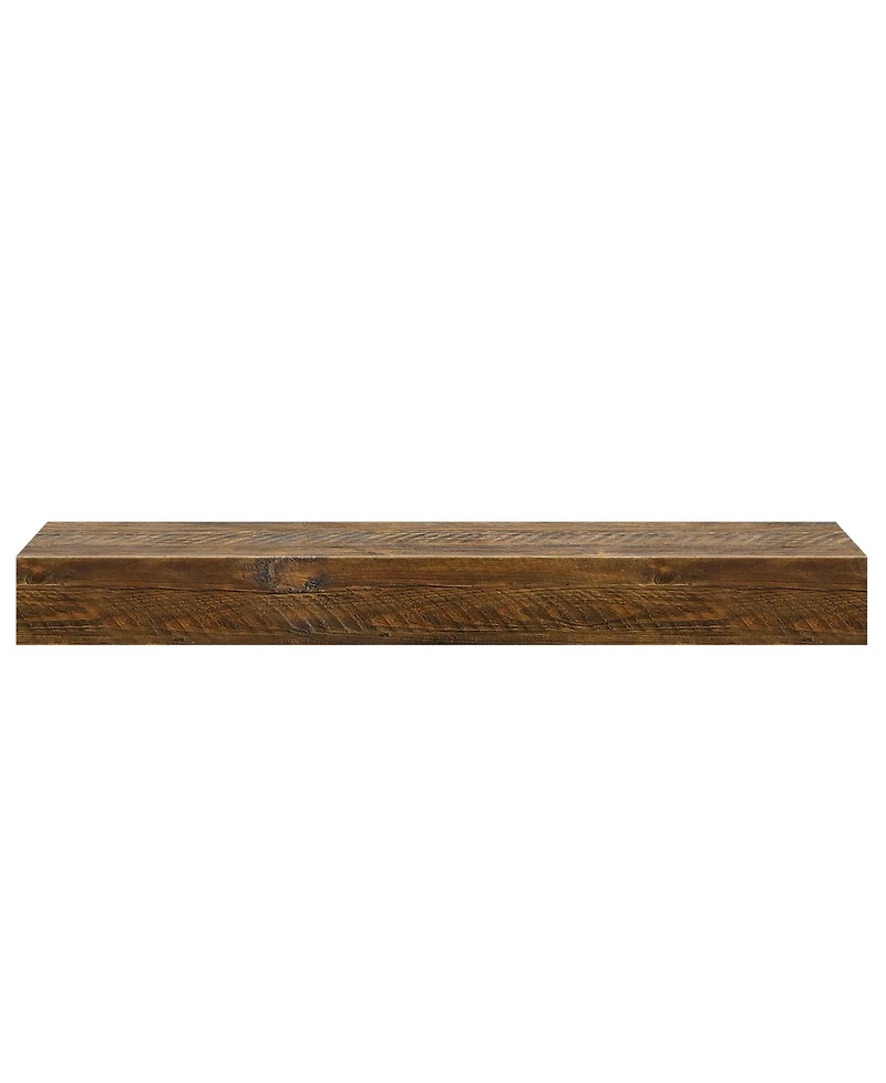 Plank+Beam Inch Rustic Floating Shelf/Fire Beam