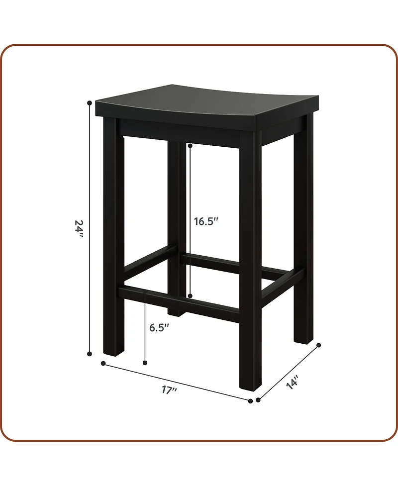 Grain & Grove 24 Inch Counter Height Stool