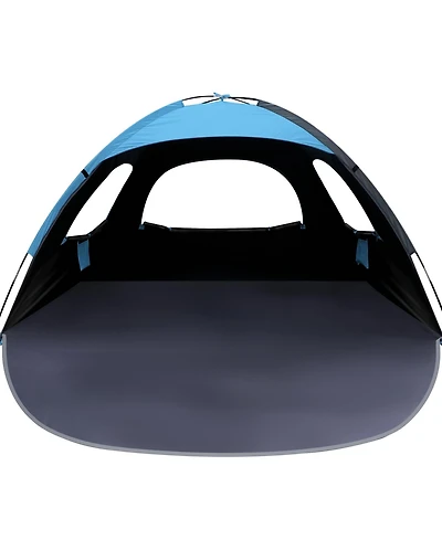 Aofar Beach Tent Sun Shade Shelter Extendable Floor Mesh Windows
