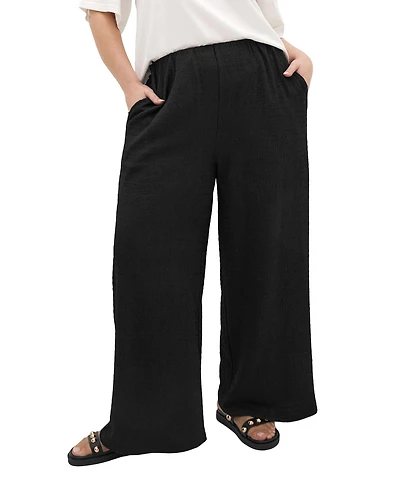 City Chic Plus Brianna Wide Leg Pant