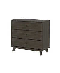 Plank+Beam Solid Wood Classic 3-Drawer Dresser, Small Dresser for Bedroom, Chest of Drawers