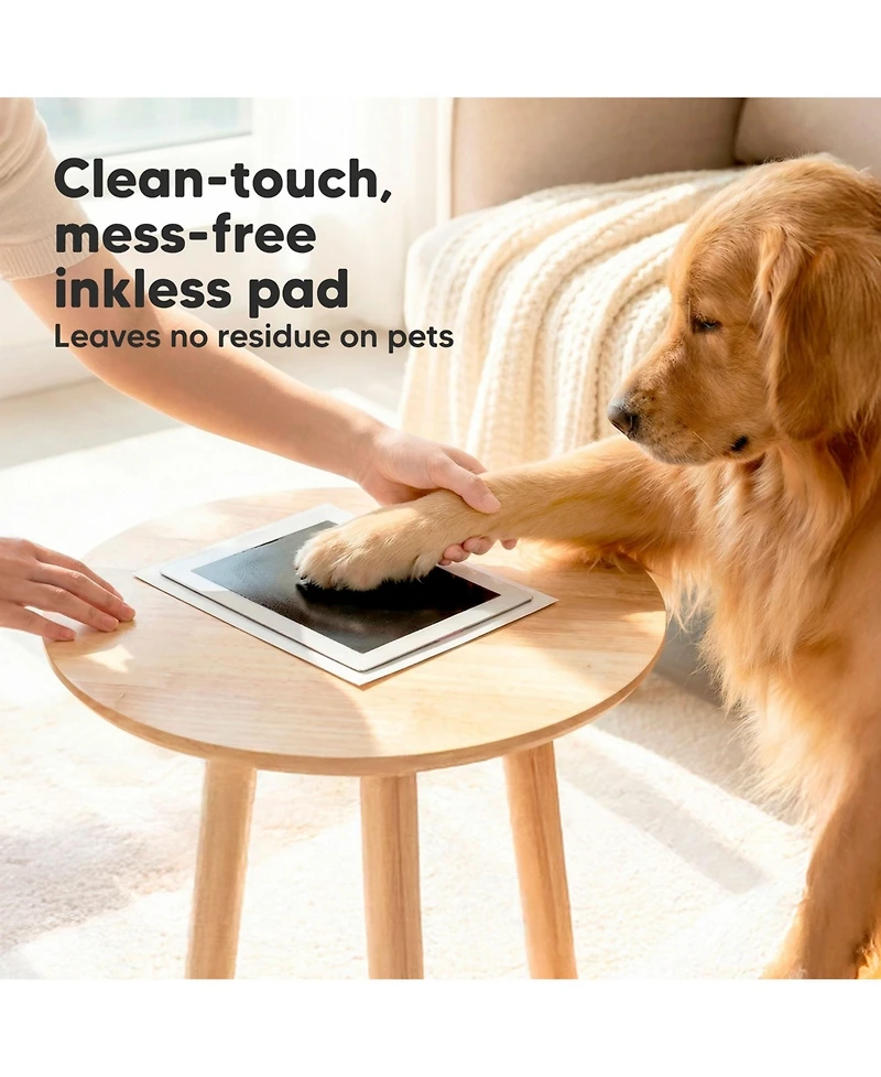 KeaBabies 4package Inkless Ink Pad for Baby Hand and Footprint Kit, Clean Touch Dog Paw, Dog Nose Print Kit, Baby and Pet Safe