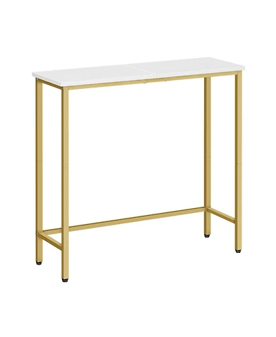 Slickblue 29.5-Inch Narrow Entryway Console Table with Space-Saving Design