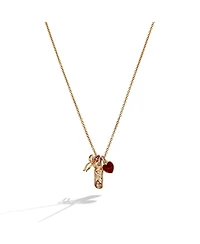 Alex and Ani There Cannoli Be You' Bow and Heart Multi Charm Cluster Necklace