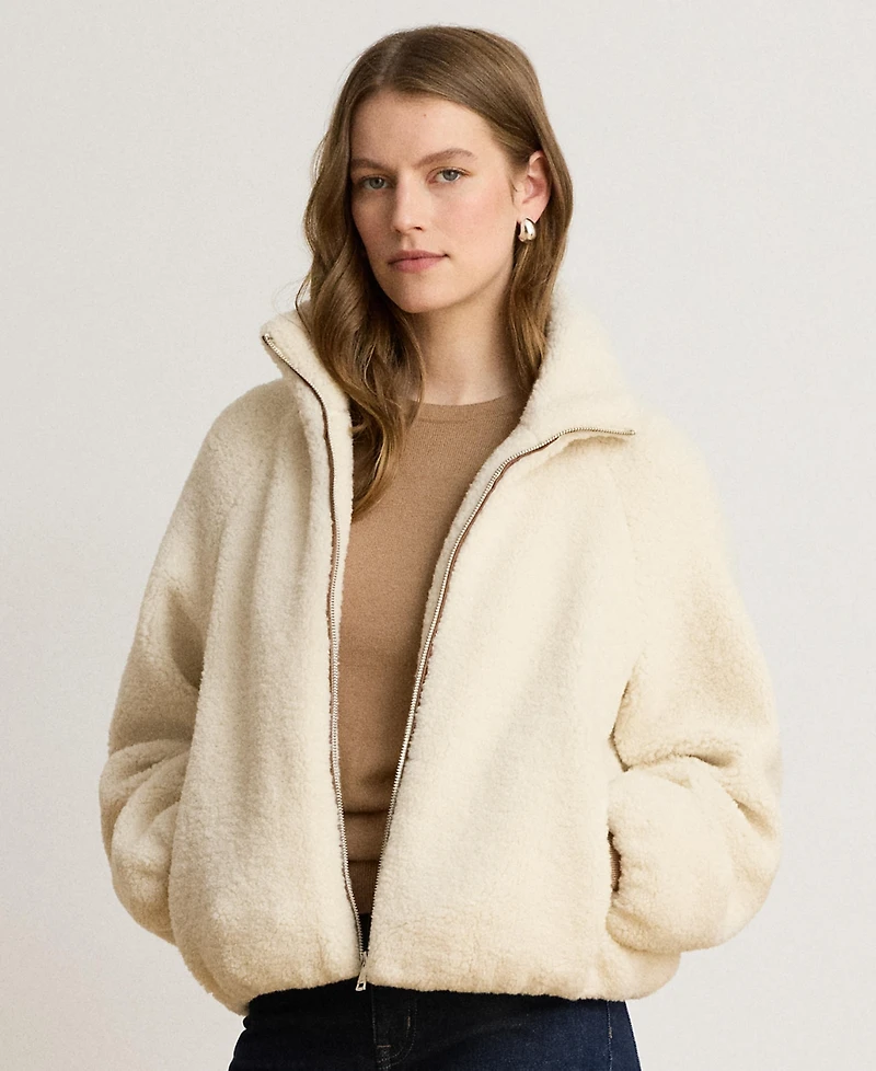 Lauren Ralph Women's Sherpa Puffer Coat