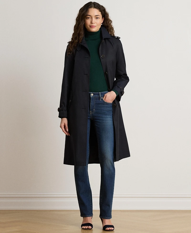 Lauren Ralph Women's Belted Lined Trench Coat