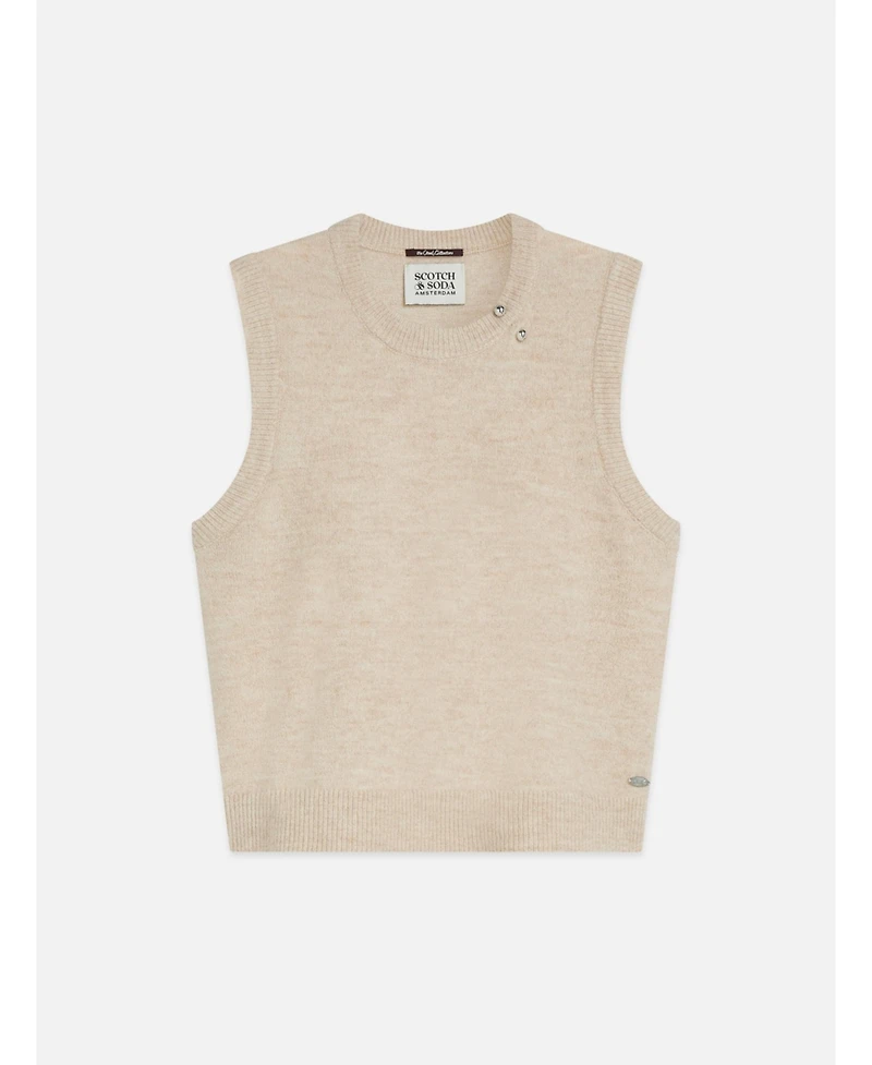 Scotch & Soda Women's Hardware Detail Knitted Spencer