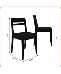 Grain & Grove Crew Upholstered Dining Chair (2 pack)
