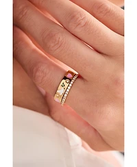 Alex and Ani Pray, Wait and Trust' Ring Set of 2