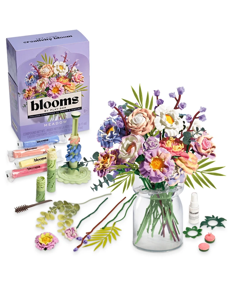 Play-Doh Blooms by Play-Doh Meadow Bouquet Kit, Ages 8+