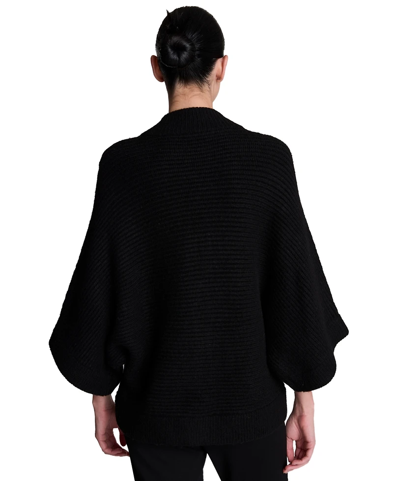 Kenneth Cole Women's Dolman-Sleeve Full-Zip Cardigan Sweater