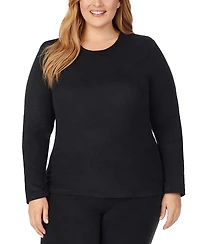 Cuddl Duds Plus Long-Sleeve Fleecewear Stretch Top