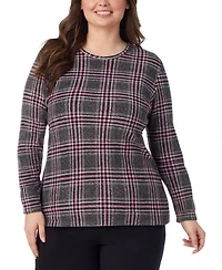 Cuddl Duds Plus Long-Sleeve Fleecewear Stretch Top