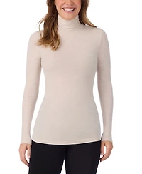 Cuddl Duds Women's Softwear with Stretch Long-Sleeve Turtleneck Top