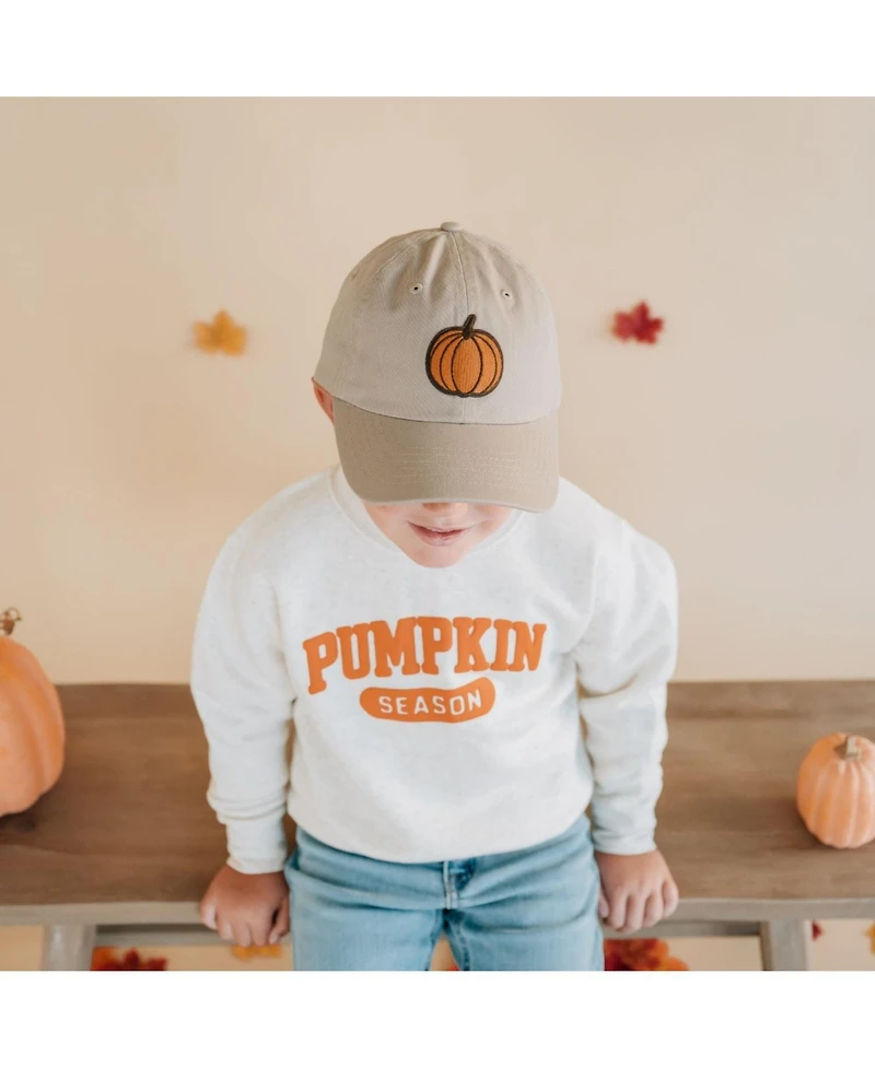 Sweet Wink Little Boys Pumpkin Season Puff Ink Sweatshirt