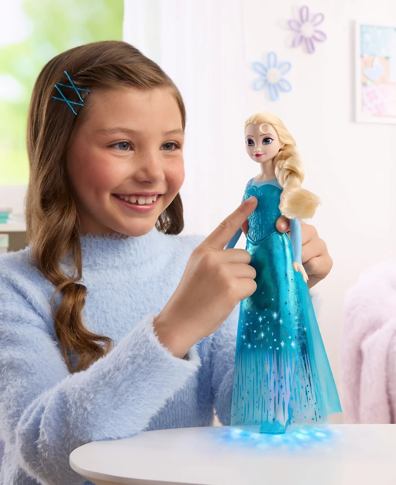 Disney Princess Singing Elsa 11" Light-Up Fashion Doll, Ages 3+