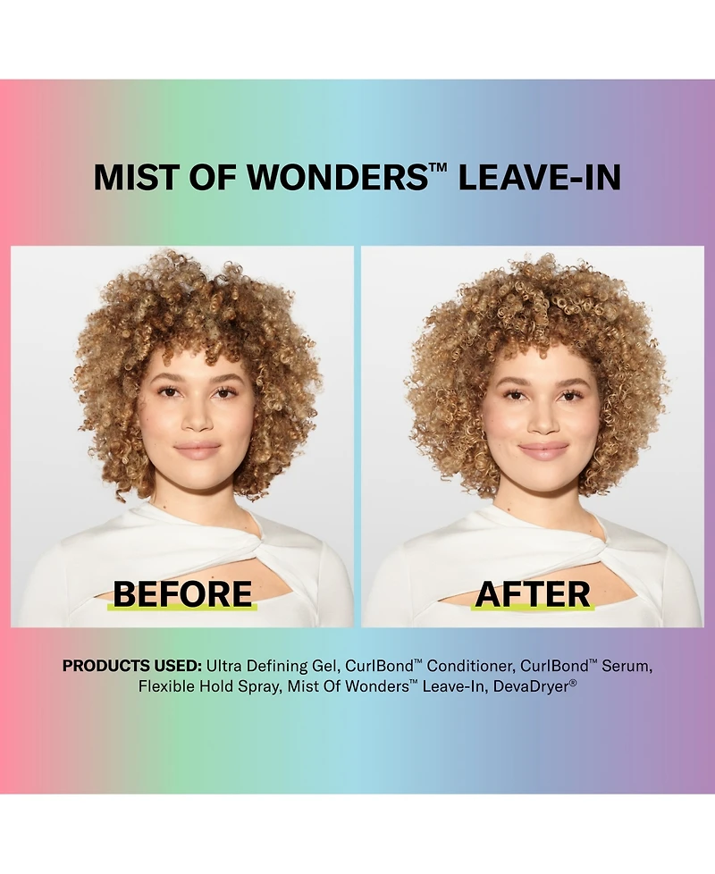 DevaCurl Mist Of Wonders Leave-In Spray, 10 oz.