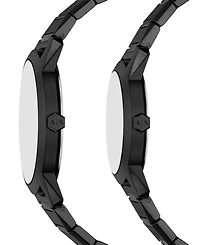 Armani Exchange Men's Quartz Three Hand Black Stainless Steel Watch 42mm