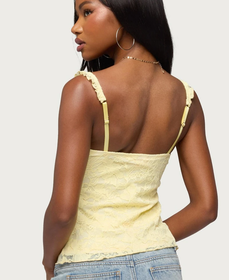 Edikted Women's Frankie Lace Babydoll Tank Top