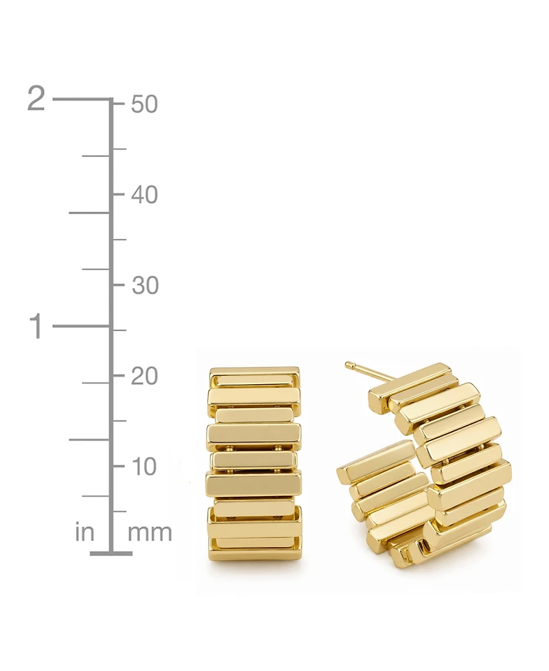 And Now This Stacked Hoop Earrings