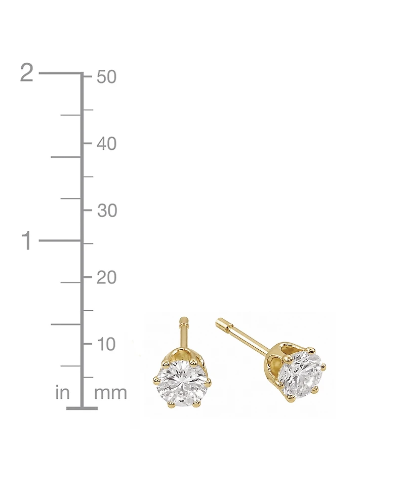and Now This Cubic Zirconia Duo Stud Leaf Hoop Earrings