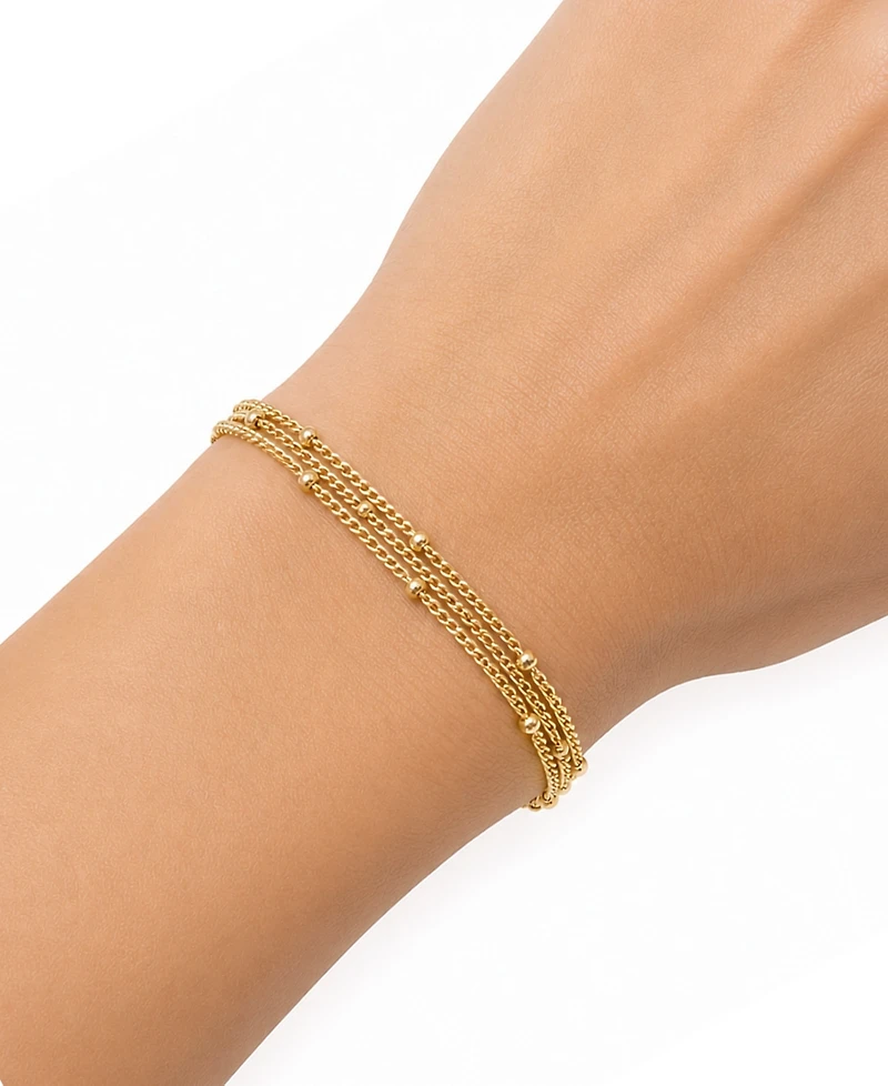 And Now This 18K Gold Plated Anklet