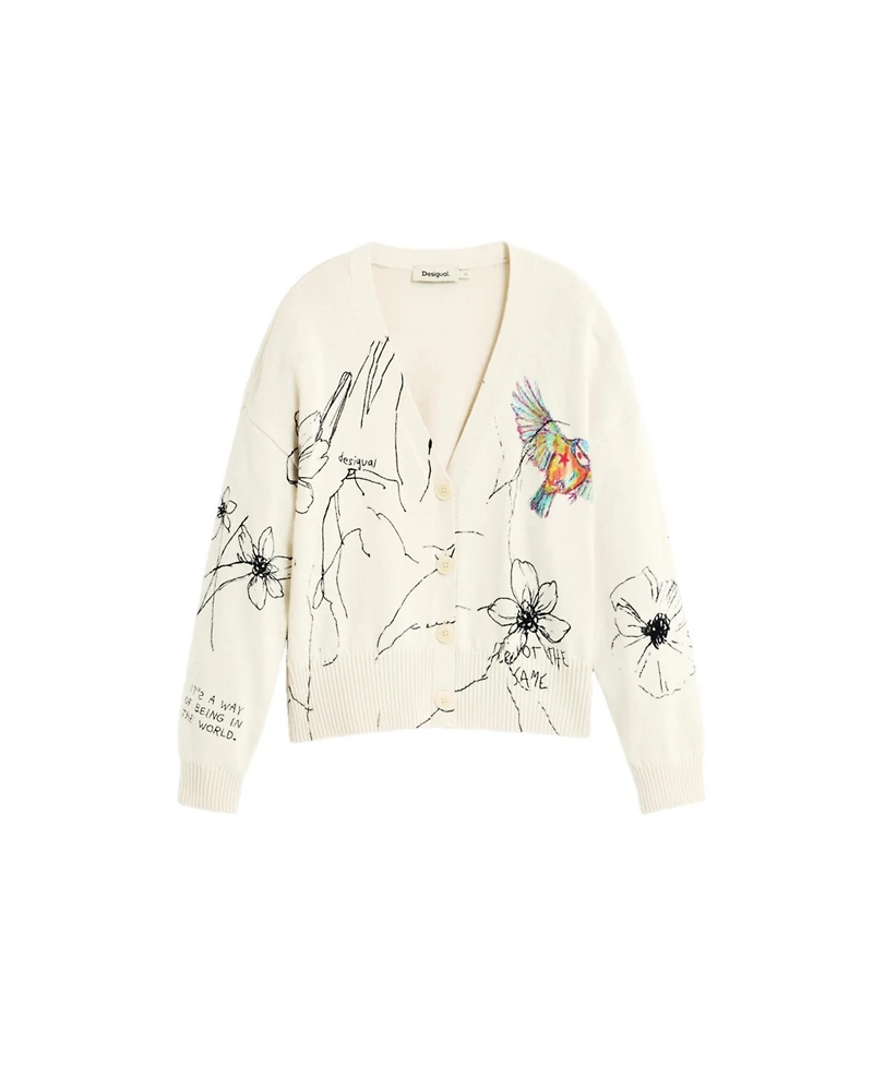 Desigual Women's Floral print cardigan