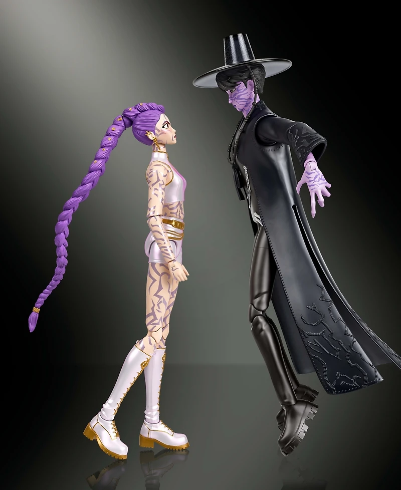 Kpop Demon Hunters Rumi & Jinu Final Battle 18+ Articulation Swappable Hands & Faces Action Figure 2-Pack, Ages 4+