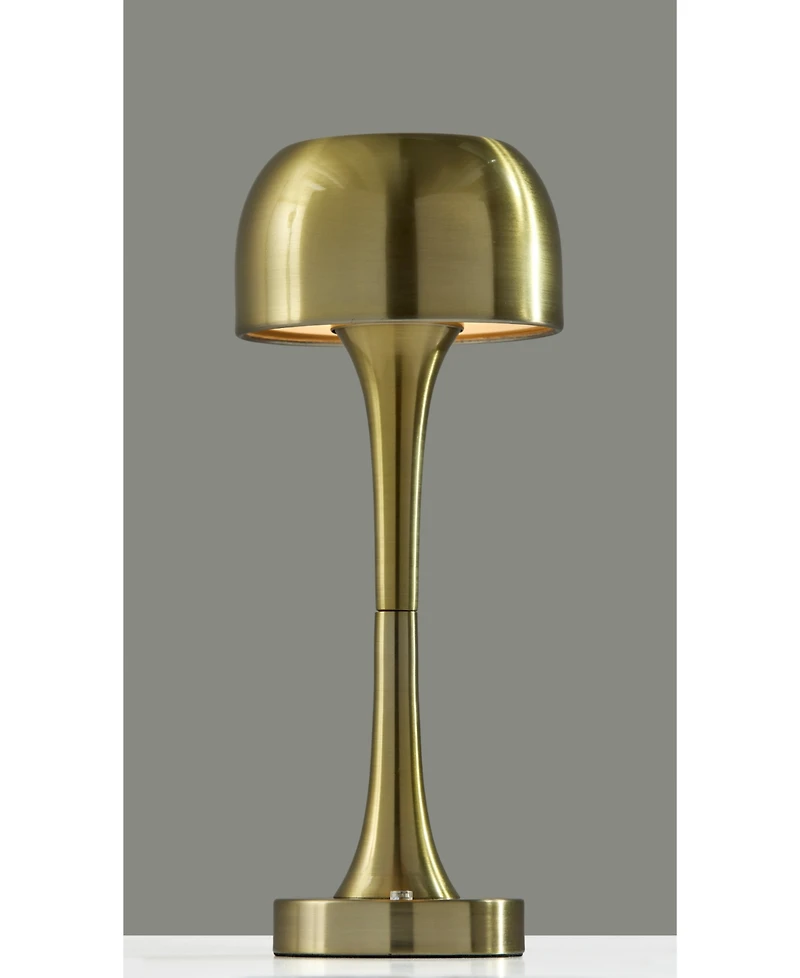Adesso 15" Metal Jimmy Led Cordless Table Lamp