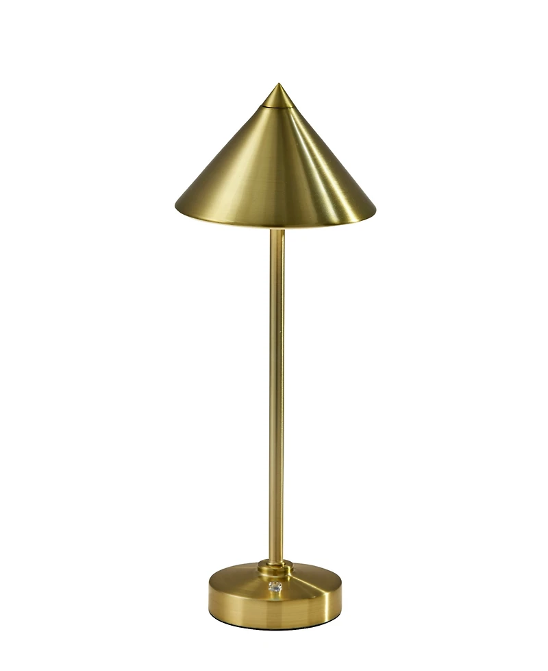 Adesso16" Metal Ritchie Led Cordless Table Lamp