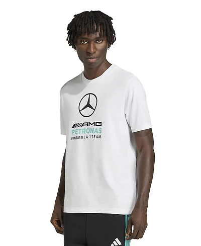 Adidas Men's White Mercedes-amg Petronas F1 Team 2026 Alpha Skin Graphic T-Shirt