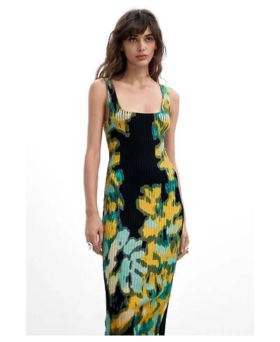 Desigual Women's Long 2-in-1 dress M.c. Lacroix