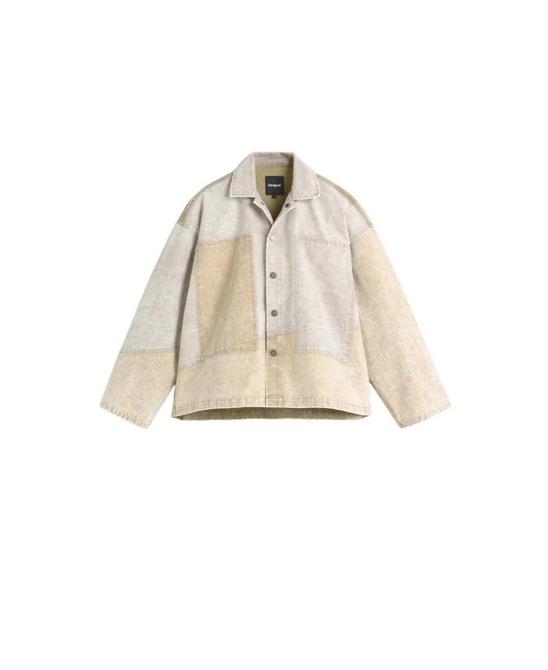 Desigual Men's Gradient patchwork jacket