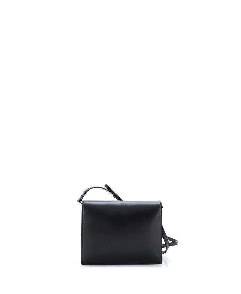 Pre-Owned Dolce and Gabbana Small Dg Logo Flap Shoulder Bag Leather