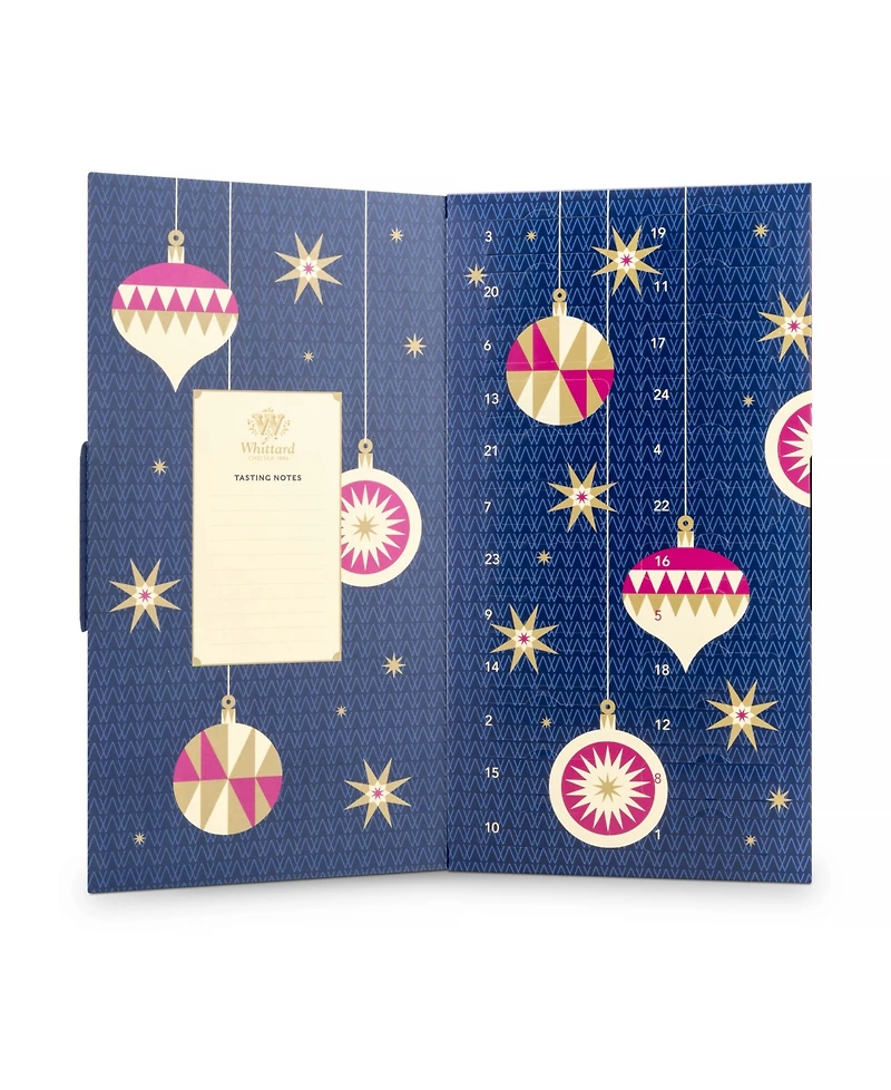 Whittard of Chelsea Holiday Tea Advent Calendar 48-Count Teabag Set