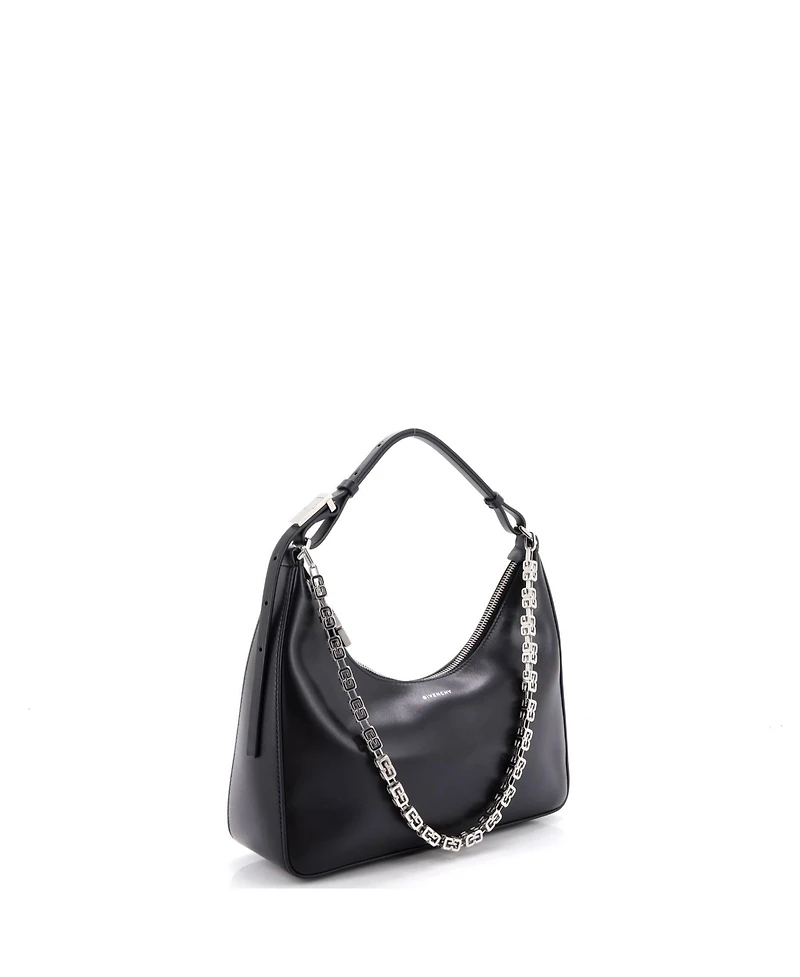 Pre-Owned Givenchy Small Moon Cut Out Bag Leather