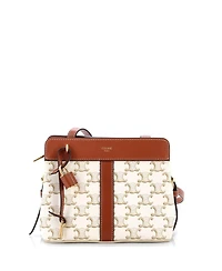 Pre-Owned Celine Small Teen Cabas De France Bag Triomphe Coated Canvas