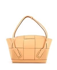 Pre-Owned Bottega Veneta Medium Arco Bag Maxi Intrecciato Leather
