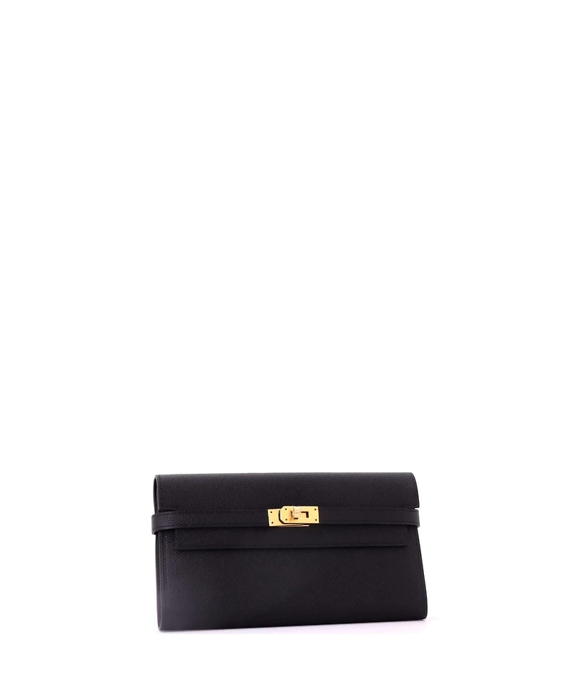 Pre-Owned HERMES Long Kelly Wallet Epsom