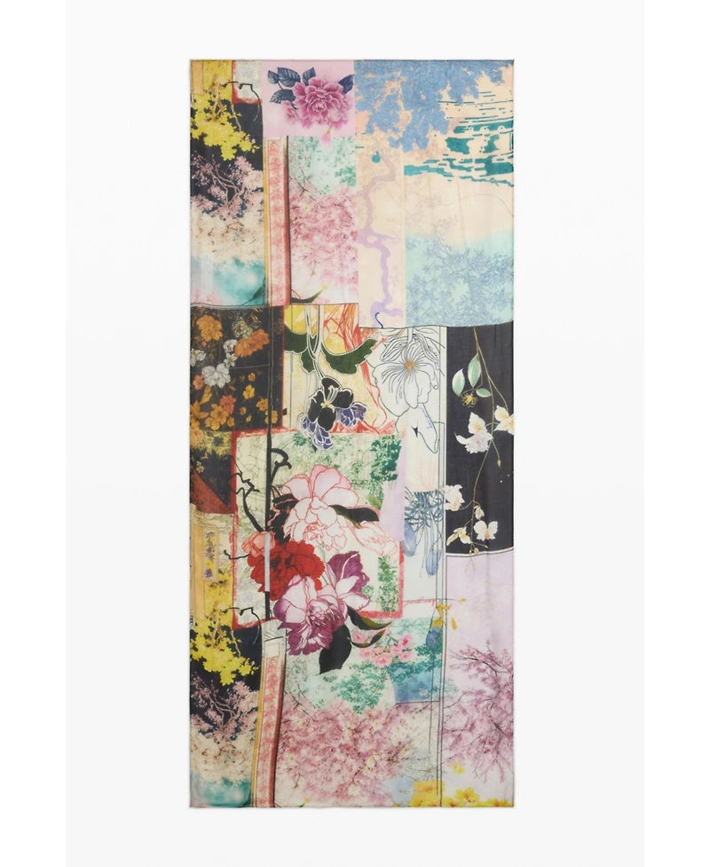 Desigual Women's Rectangular Printed Scarf