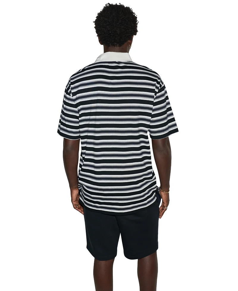 Converse Men's Ombre Stripe Polo Shirt