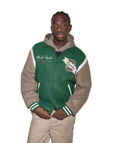 Converse Men's Letterman Varsity Jacket