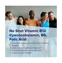 Superior Source No Shot Vitamin B-12 Cyanocobalamin 1000 mcg, B-6, Folic Acid 400 mcg
