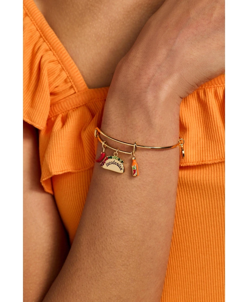 Alex and Ani Taco Multi Charm Bangle
