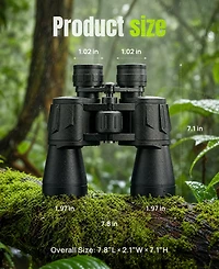 Sugift 10x50 Binoculars for Adults with BK7 Prism Wide Field of View for Bird Watching and Hunting
