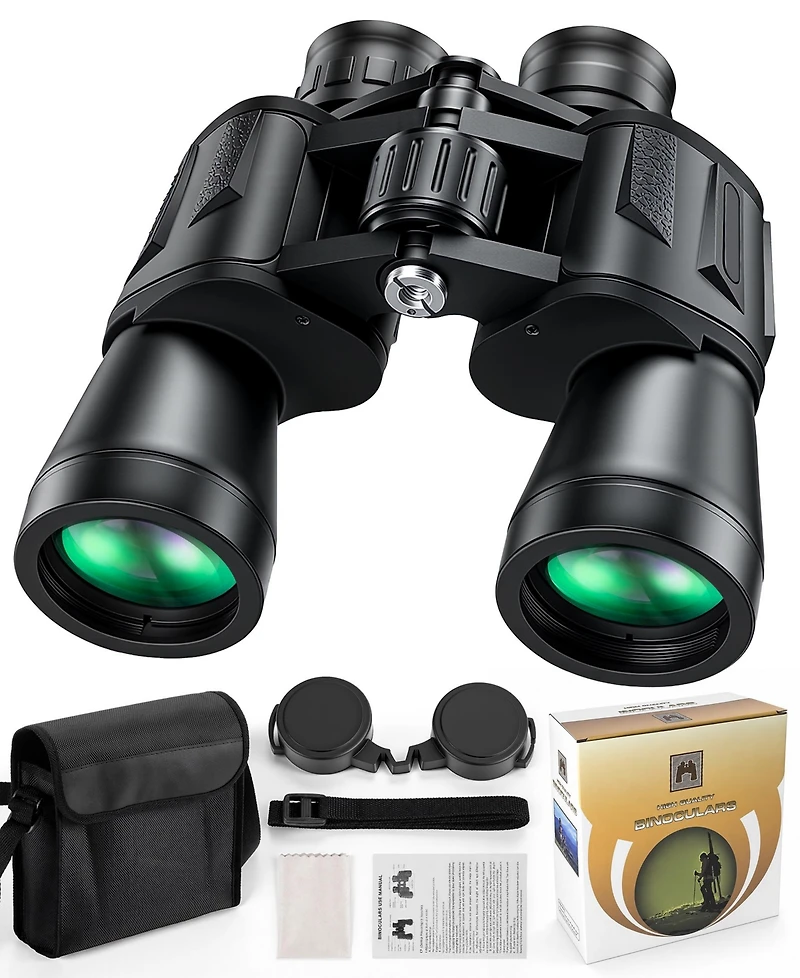 Sugift 10x50 Binoculars for Adults with BK7 Prism Wide Field of View for Bird Watching and Hunting