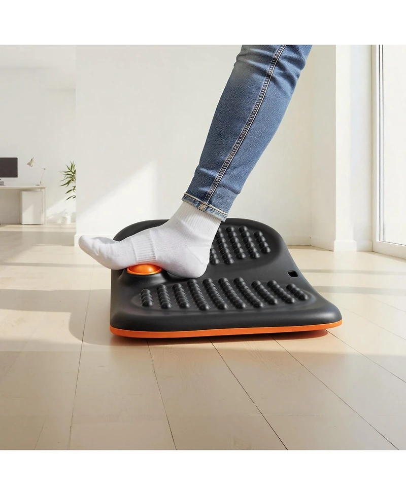 Sugift Balance Board Wobble Board Trainer with Massage Ball for Core Workouts Standing Desk Home Office