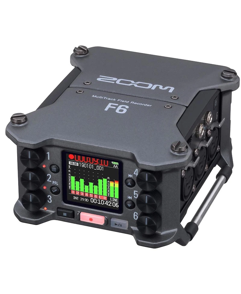 Zoom F6 32-Bit Float Portable Multi-Track Field Recorder